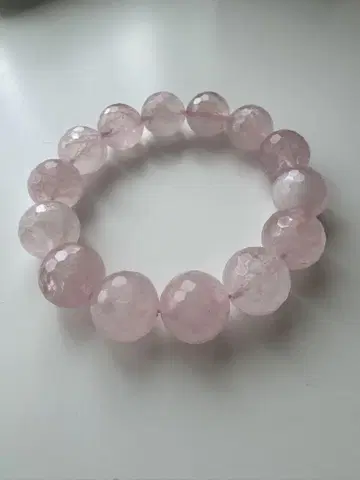로즈 쿼츠 팔찌 20cm