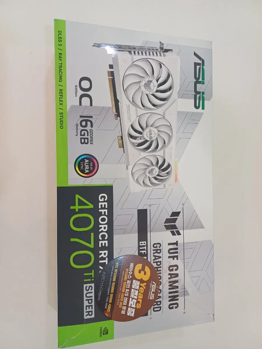 ASUS TUF RTX 4070ti super BTF oc 16GB