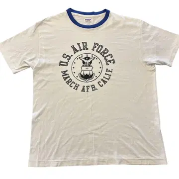 더블 웍스 U.S.AIR FORCE 링거 T 미군 공군 세타가야 베이스