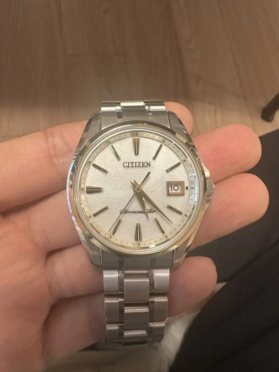 The Citizen Washi Paper Super Titanium Gold Bezel AQ4024-53Y