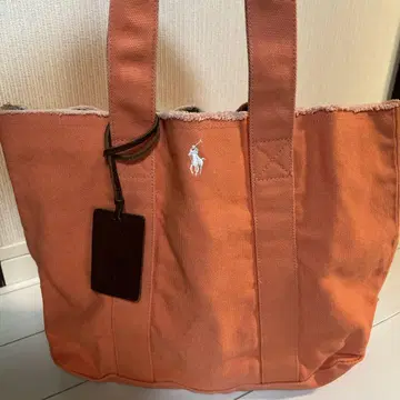 Ralph Lauren 오렌지 토트백