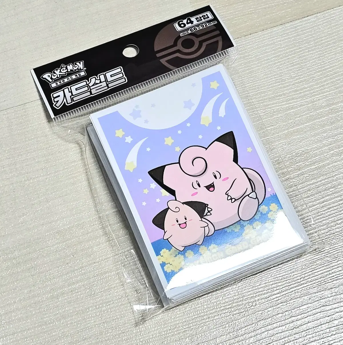 포켓몬스터 잠실 팝업 삐삐 카드 슬리브