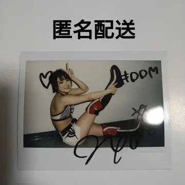 나츠포이 선수 친필 사인 폴라로이드 STARDOM