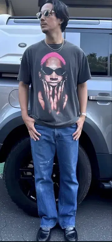 DENNIS RODMAN BIG FACE 데니스 로드맨 롱 T