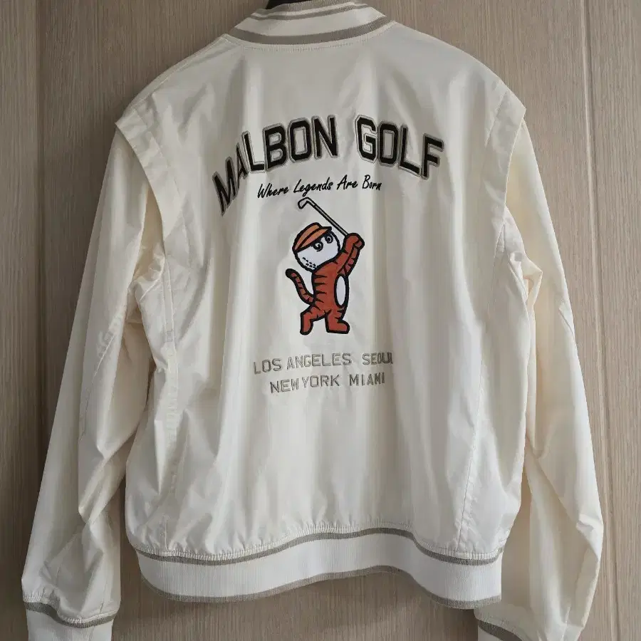 MALBON | 말본 Malbon Golf Tiger Bucket Stadium Jacket, Size