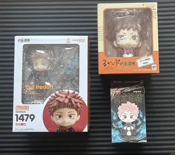 주술회전 이타도리 유우지 넨도로이드 룩업 POP MART 3개 세트