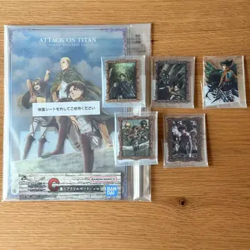 진격의 거인 제일복권 벽 밖의 세계 아크릴 보드 아크릴 스탠드 리바이