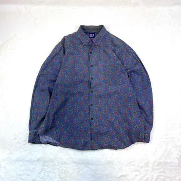 "90s GAP" XL 올드 갭 올 패턴 셔츠