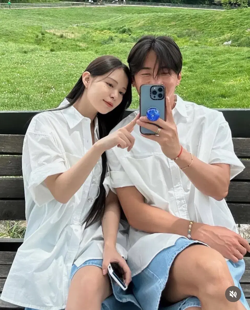 커플룩 옥스포드 셔츠 시밀러룩