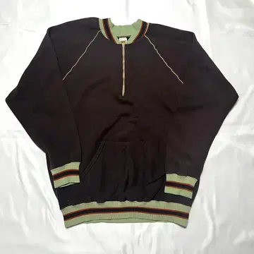 초레어 70s RUSSEL HALFZIP SWEAT 포켓 포함