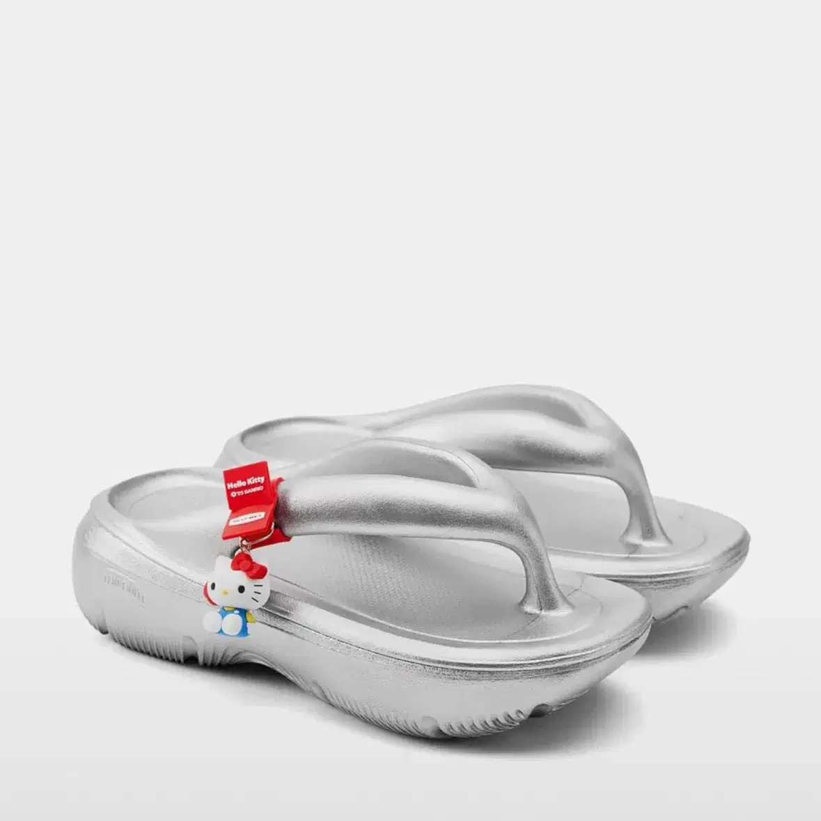 [TAW&TOE X SARIO] / ☆ HELLO KITTY Tag Set / 24-25 SIZE W Taw&Toe x Sanrio Flip Flop Zerovity Plumpy Hello Kitty