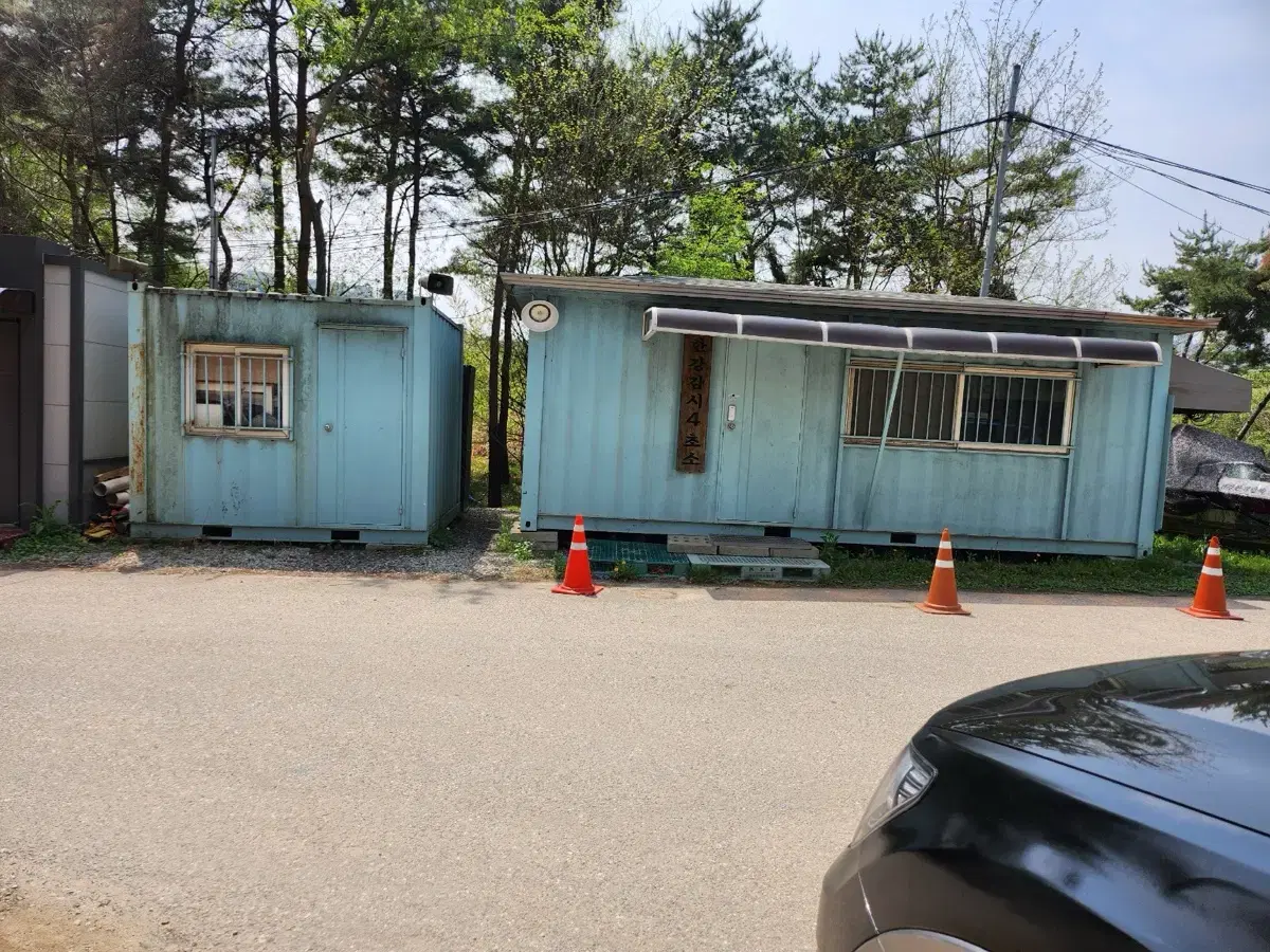 컨테이너 3X7 3대 팝니다 초소용으로 사용했었음
