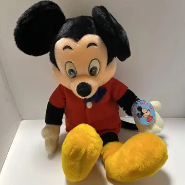 레트로 미키마우스 봉제 인형 약 45cm 택 포함