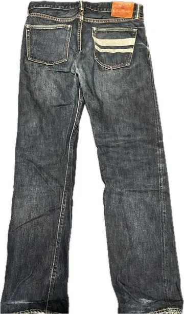 고급 MOMOTARO jeans 리지드 블루