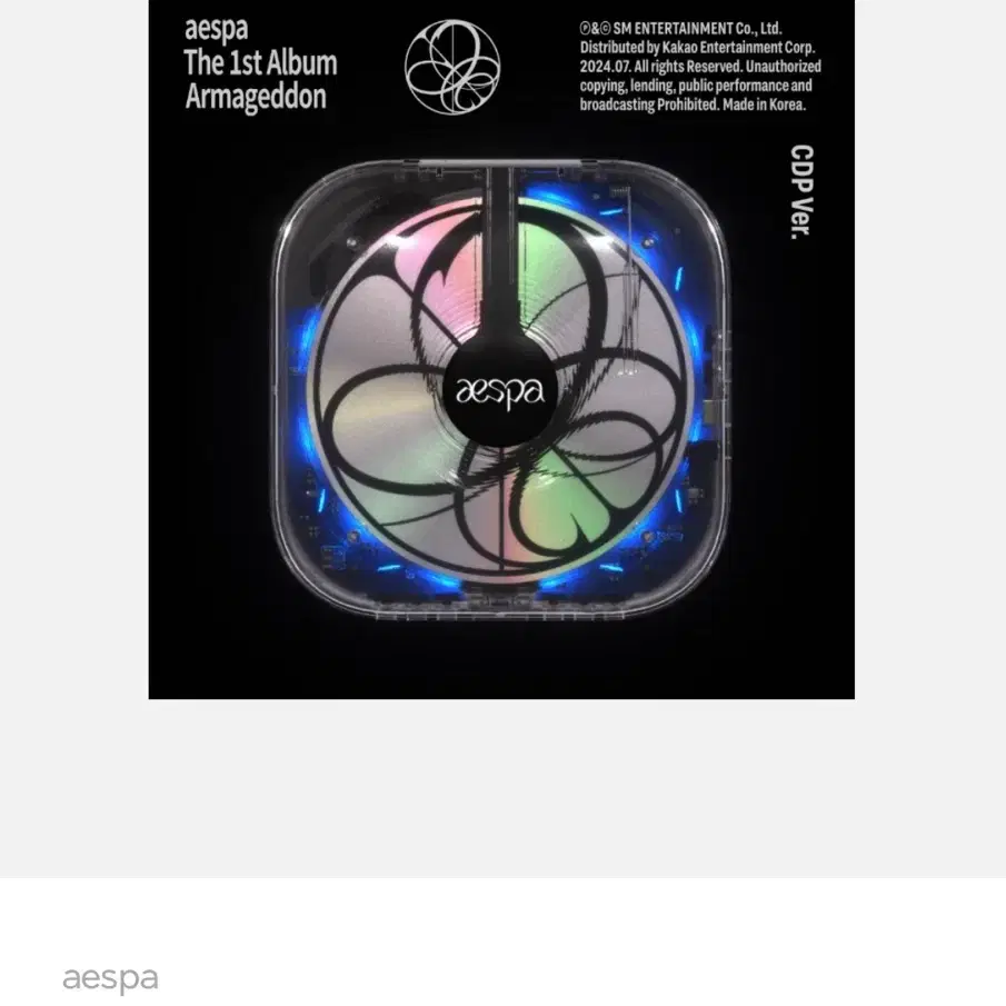 AESPA | 에스파 Aespa Armageddon CDP on Bunjang Global Site.
