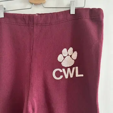 80s 90s 빈티지 러셀 CWL 스웨트 팬츠 USA제 크림슨