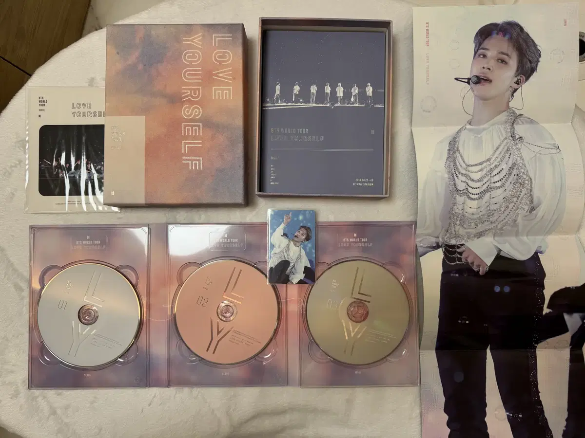 풀박) 방탄소년단 럽셀콘 서울, 뉴욕 DVD 포카 포함