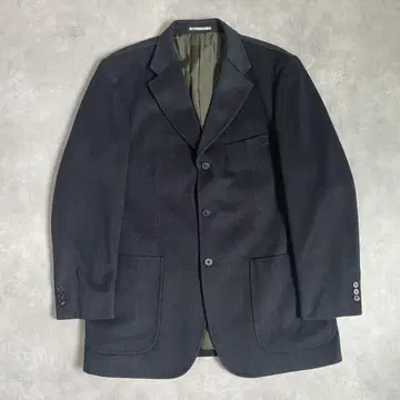 vintage 테일러드 자켓 캐시미어 100 다크 그레이 헤링본