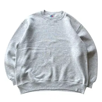 90s RUSSELL ATHLETIC 무지 앞 V 맨투맨 USA제 XL