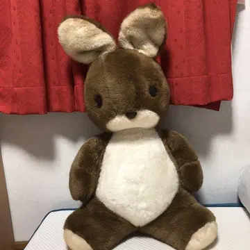 산 애로우 브라운 토끼 봉제 인형 특대형 레어