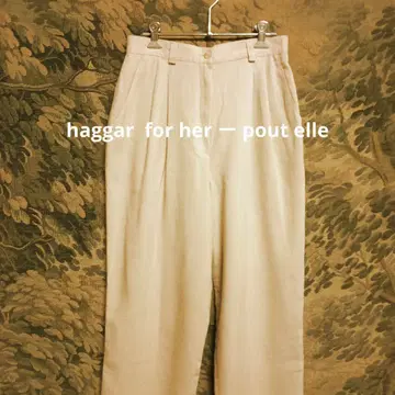 haggar 린넨 MIX 2턱 하가 슬랙스 팬츠