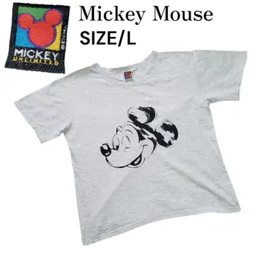 Mickey Mouse 구 택 90년대? 빈티지 티셔츠 L 사이즈