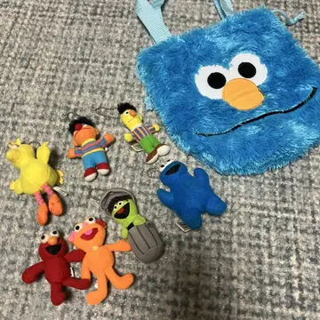 세서미 스트릿 키링 토트 가방