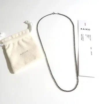 KAIKO NECKLACE 3 SILVER 925 볼 체인 목걸이