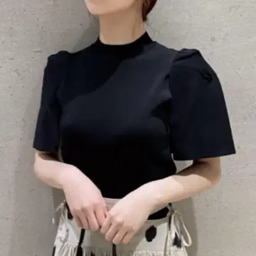 snidel 케이프 슬리브 니트 풀오버