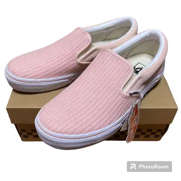 새상품 VANS 반스 슬립온 핑크 23.5
