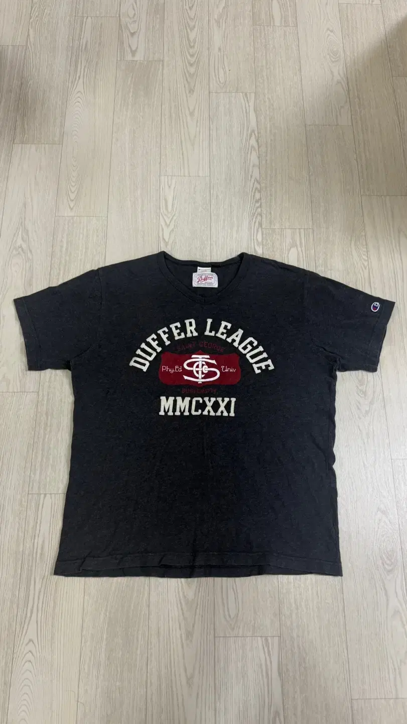 DUFFER X Champion 챔피온 빈티지 티셔츠