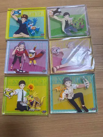 디지몬 어드벤처 02 베스트 파트너 '인연' 아크릴 아트 전 6종