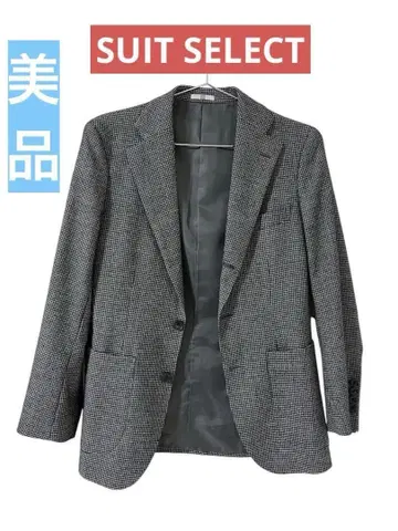 미사용 정장 셀렉트 셋업 수트 하운드투스 체크 허리 조절 가능 사이즈 S
