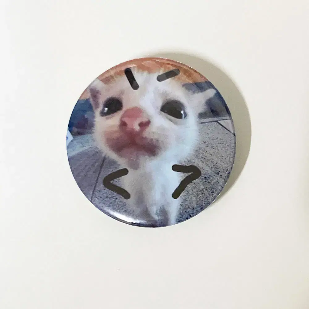 고양이 밈 캔뱃지 핀버튼