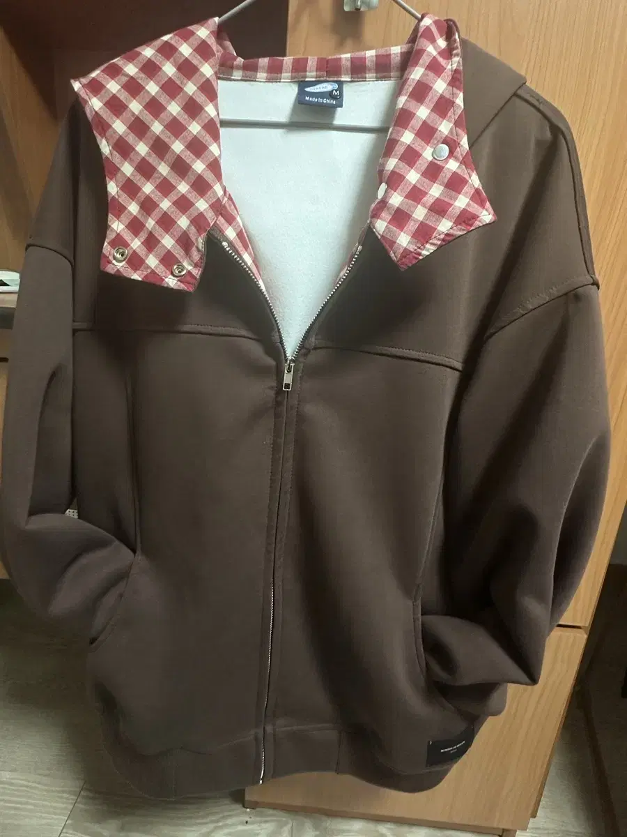 Check Color Blocked Hoodie Asakiprezaki Designer Brand Musinsa Ably Exchange