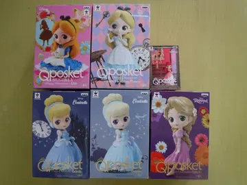 디즈니 Qposket 6종 세트 신데렐라, 앨리스, 아리엘 외