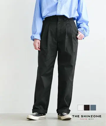 THE SHINZONE TOMBOY PANTS 34 블랙 와이드