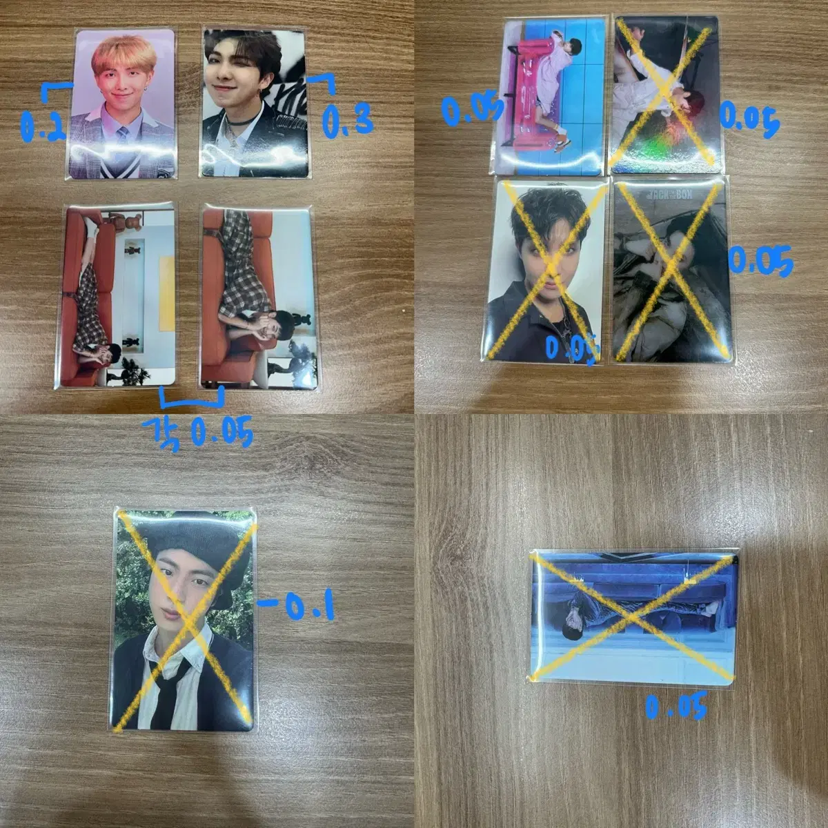 방탄 포카 판매합니다