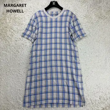MARGARET HOWELL KITCHEN CHECK 린넨 원피스