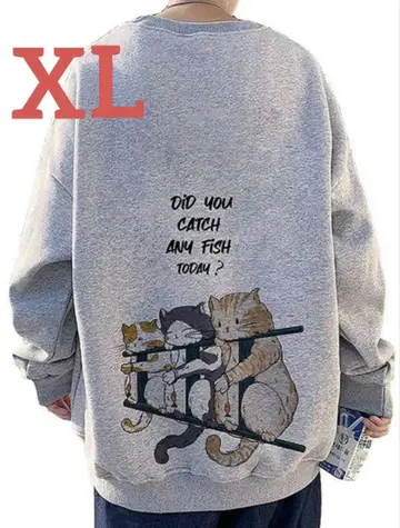 SUKINANA 스키나나 고양이 트레이닝복 남성용 패션 캐주얼 XL