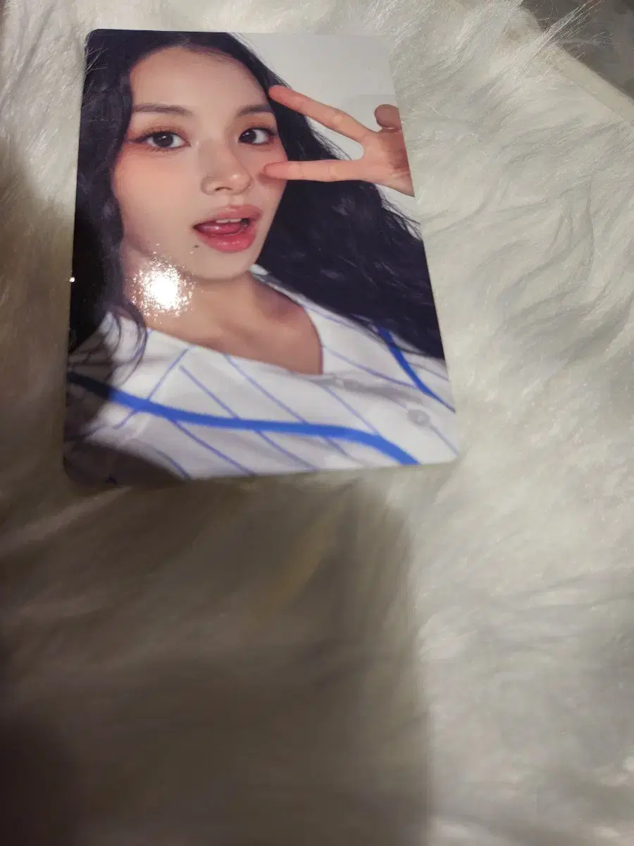트와이스 채영 9주년 팝업 포카