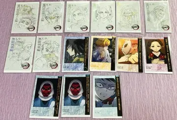 귀멸의 칼날 ufotable 브로마이드 카드 기유 무잔 겐야 외 렌고쿠