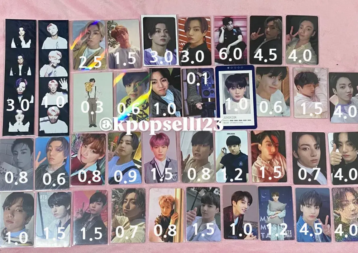 BTS Bangtan poca broadcast ld unreleased photocard pop up wts