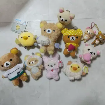 리락쿠마 봉제 인형 마스코트 세트