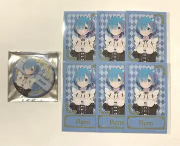 리제로 배지 & 브로마이드 렘