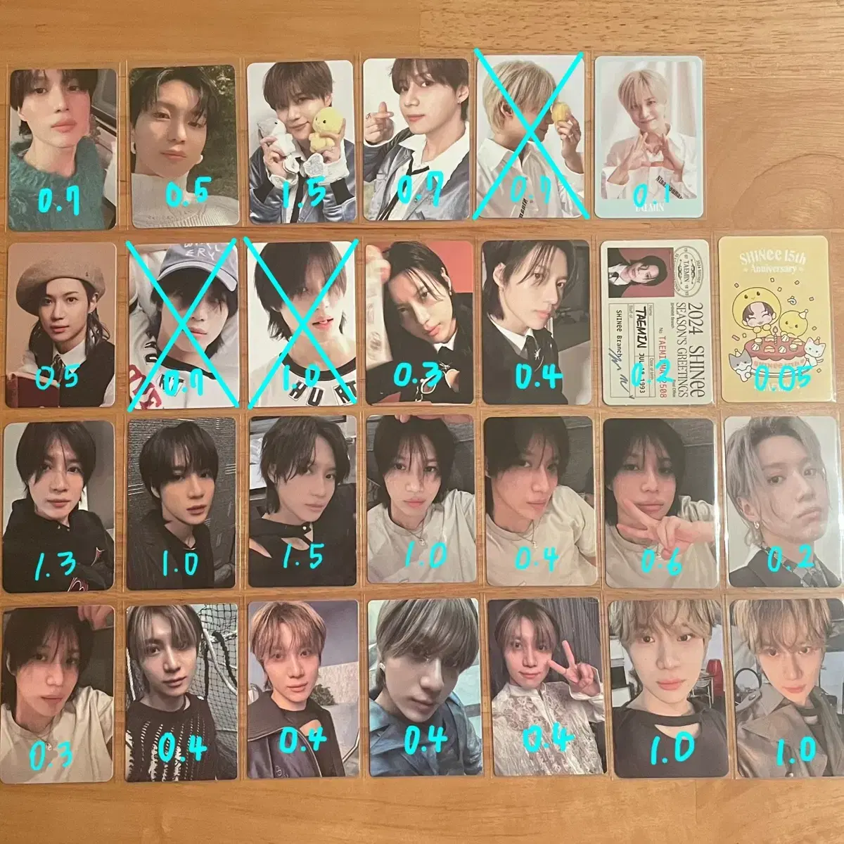 샤이니 태민 포카 양도