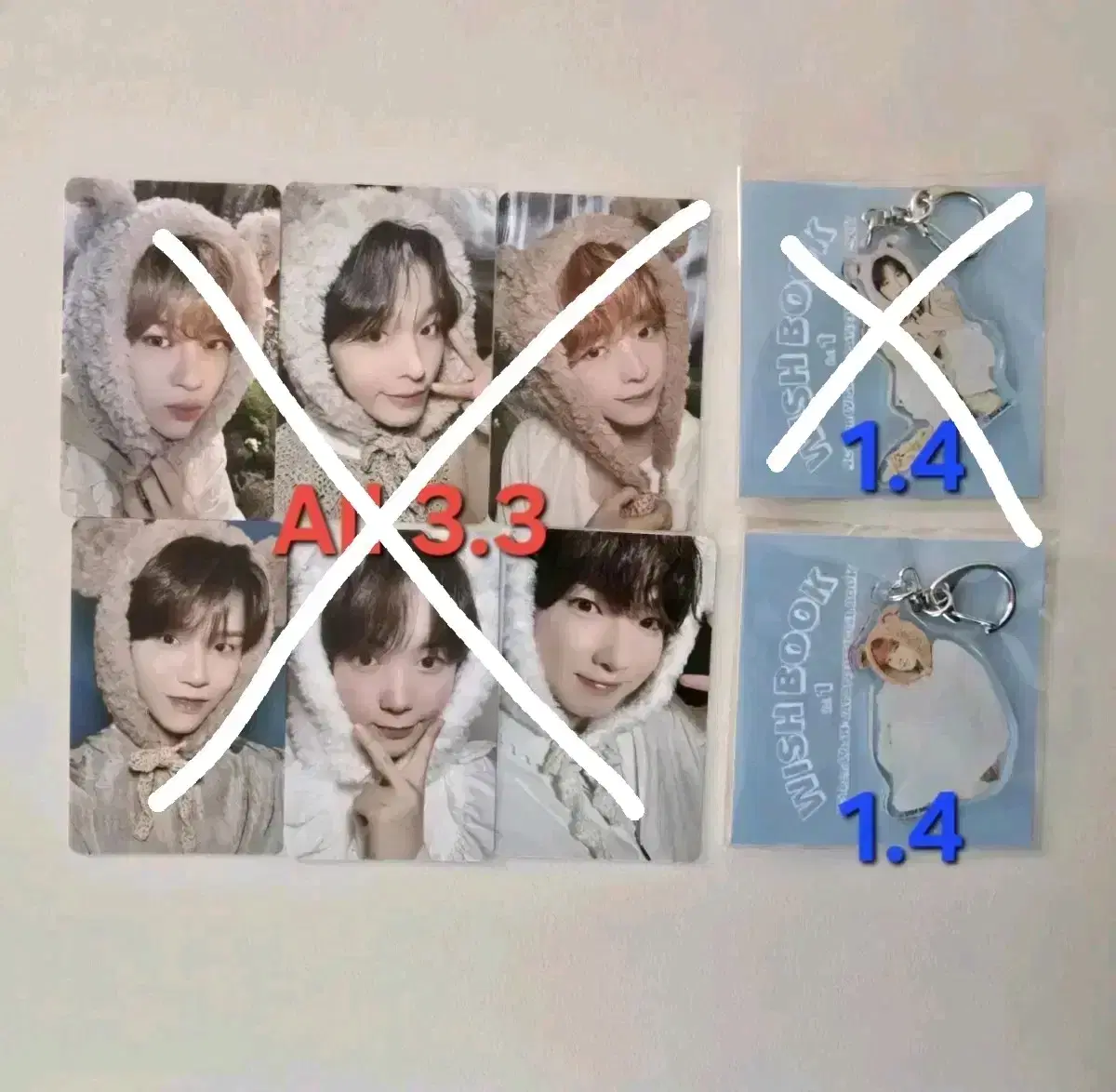 엔시티위시 일본 팬클럽 포카 & 키링