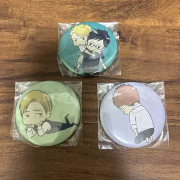요네다 코우 선생님 까마귀 깃털 카라스바 트레이딩 캔뱃지 3종 세트