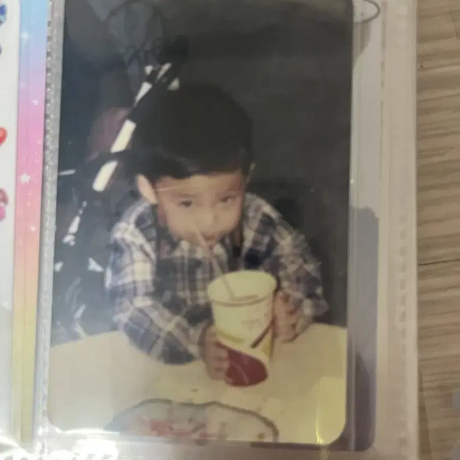 세븐틴 민규 애기 포카