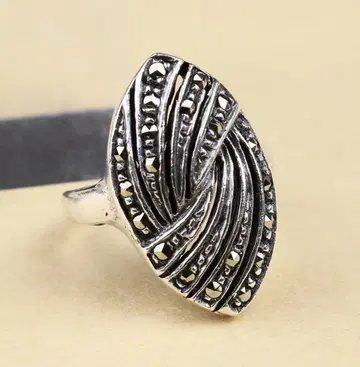 마커사이트 반지 11호 반지 빈티지 실버 은제 SILVER925